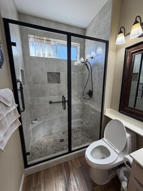 Framed door & panel · Matte black